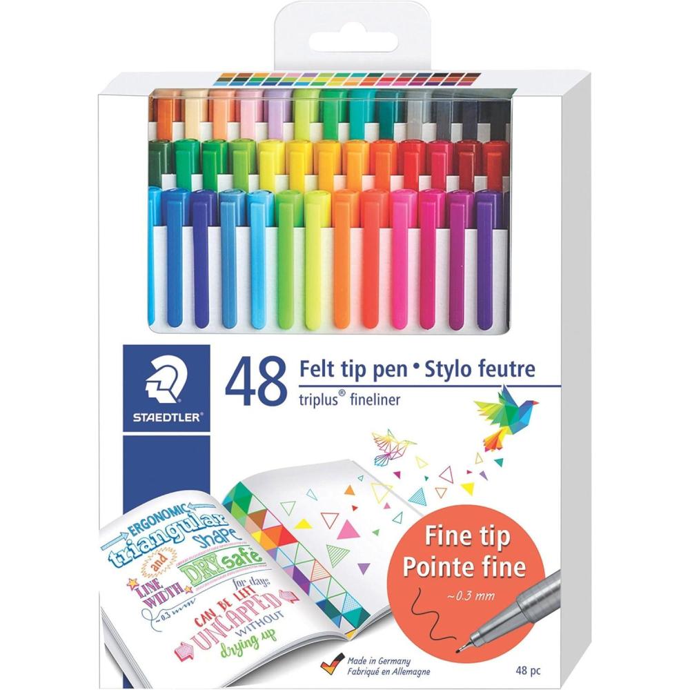 STAEDTLER Fineliner triplus 42pcs(48 Colors)