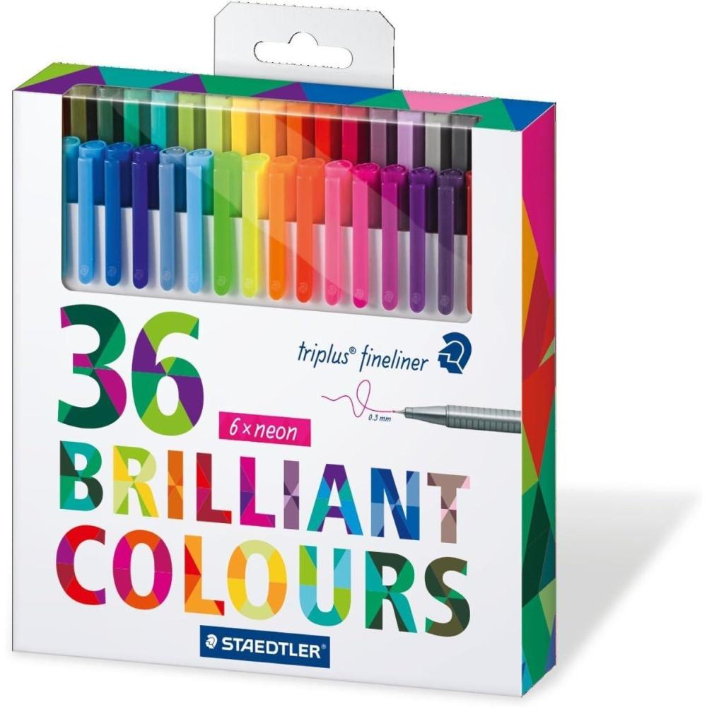STAEDTLER Fineliner triplus 42pcs(36 Colors)