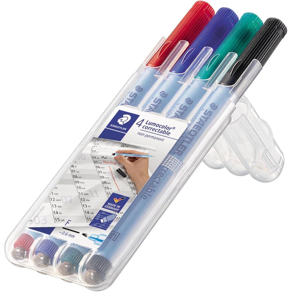 Staedtler Lumocolor correctable Pens, 305MWP4