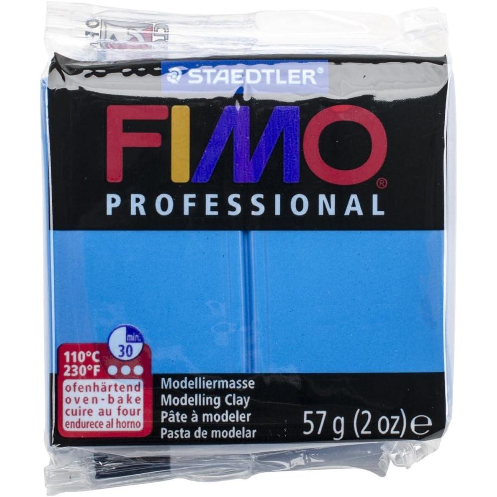Staedtler Fimo Professional Oven Hardening Modelling Clay, 57G, Blue(Blue)