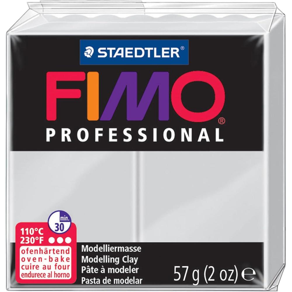Staedtler Fimo Professional Oven Hardening Modelling Clay, 57G, Green(Dolphin Grey)