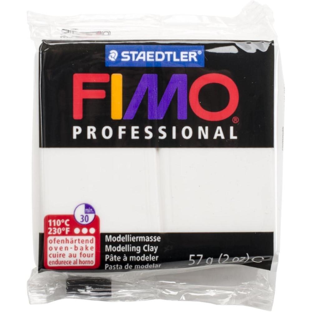 Staedtler Fimo Professional Oven Hardening Modelling Clay, 57G, Green(White)