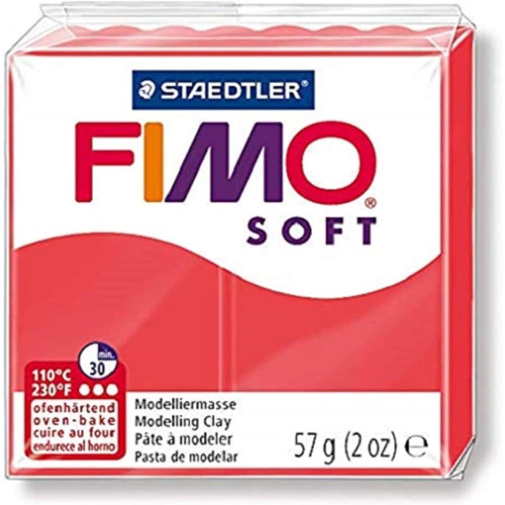 Staedtler FIMO Soft Polymer Clay – -Oven Bake Clay for Jewelry, Sculpting, Crafting, Flamingo 8020-40