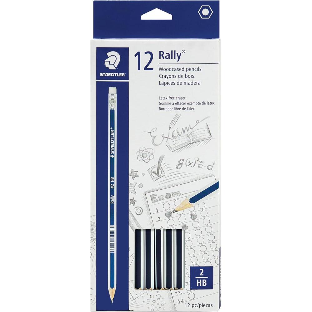 Staedtler Rally Graphite #2 Pencil, 12-Each (9122-2B12)