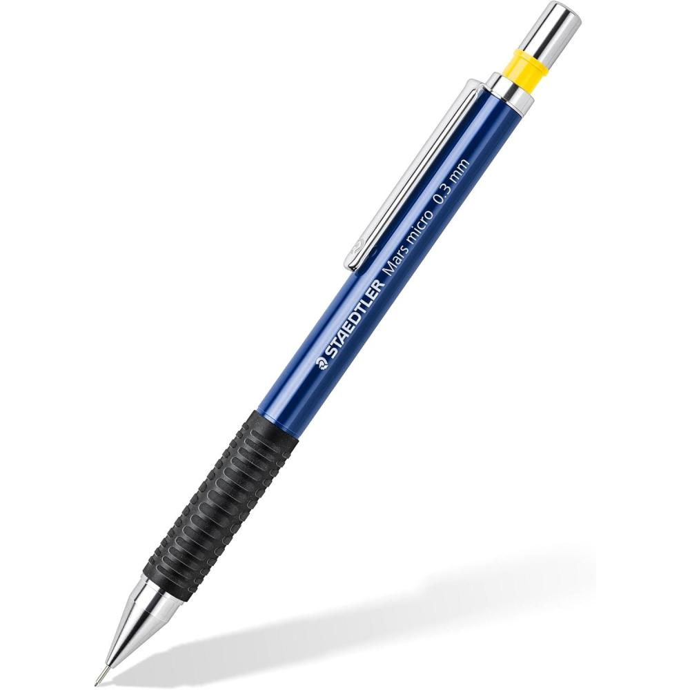STAEDTLER Mars Micro Precision Retractable Mechanical Pencil for Writing, Drawing, Engineering Drafting, 0.3mm Lead, 775 03