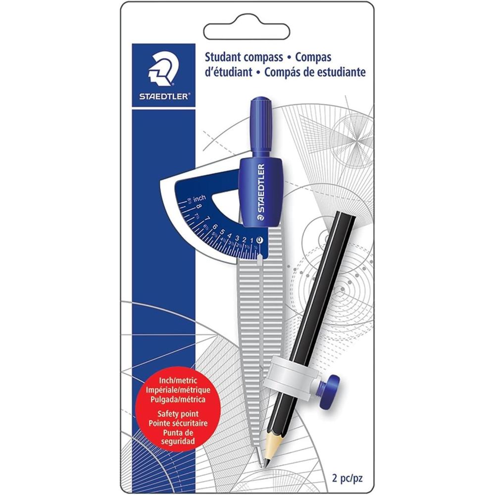 Staedtler Student Pencil Geometrical Compass, Blue