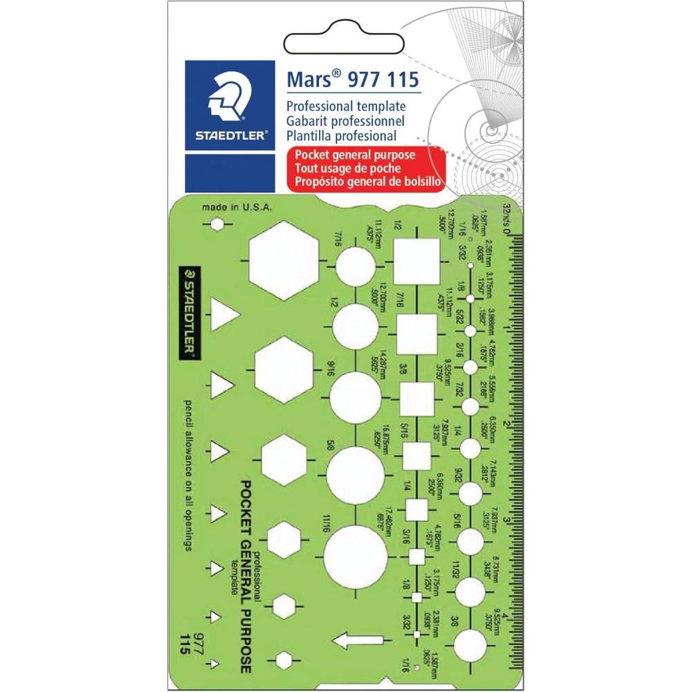 Staedtler Technical Drawing Template (977 115 02)