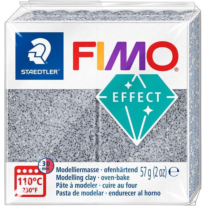 Staedtler FIMO Soft Polymer Clay – -Oven Bake Clay for Jewelry, Sculpting, Crafting, Brilliant Blue 8020-33(granite)