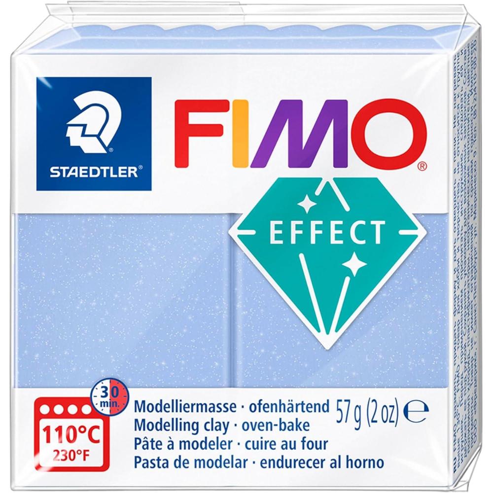 Staedtler FIMO Soft Polymer Clay – -Oven Bake Clay for Jewelry, Sculpting, Crafting, Brilliant Blue 8020-33(agate blue)